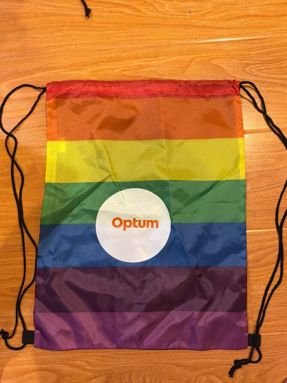 Unisex Never Use Rainbow Backpack- Optum-18”x13 1/2”